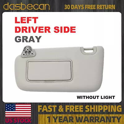 Left Driver LH Gray Sun Visor W/ Mirror For Nissan Sentra 2013-2019 96401-3SG8A • $85.66