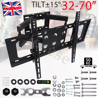 TILT TV WALL BRACKET MOUNT FOR 32 37 40 42 46 50 52 55 60 65INCH SONY LG Samsung • £11.59