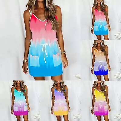Plus Size Maxi Dress For Women 2x Women's Fashion Casual Sleeveless Beach Dress • $38.33