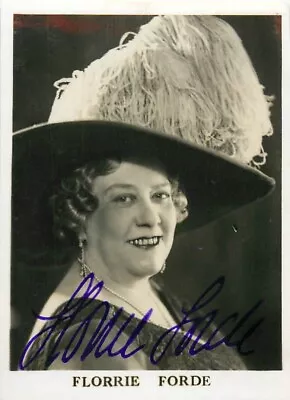 Vintage Signed Autograph Photo - Australian Music Hall - Florrie Forde • £35