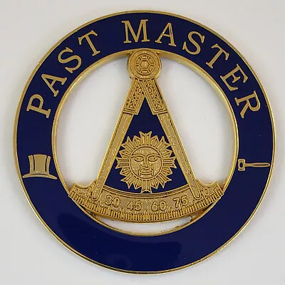 Auto Emblem Masonic Past Master Without Square Metal (SCA-1005) Freemason • $9.99