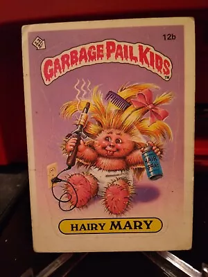 1985 Topps Garbage Pail Kids Series 1 Hairy Mary VINTAGE GPK CARD! • $25.21