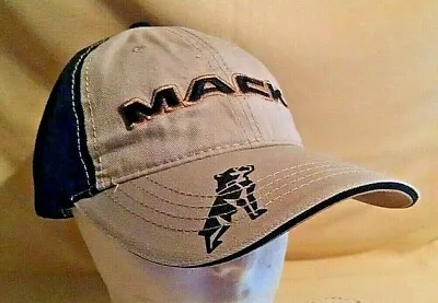 Mack Truck Hat Baseball Ball Cap New H3 Headgear Black Tan Adjustable Bulldog. • $19.99