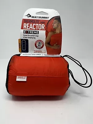 *NEW* Sea To Summit Reactor Thermolite Fabric Regular Sleeping Bag Liner - Red • $59