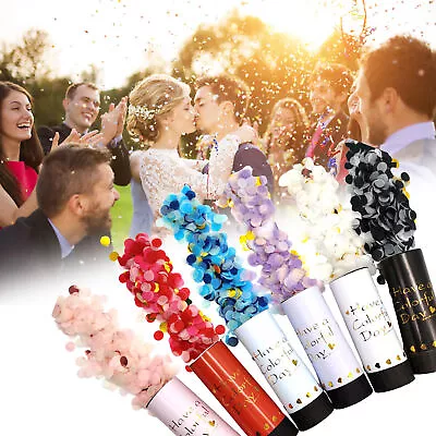 Gender Reveal Poppers Confetti Shooters Blaster Launcher For Birthday Wedding • $12.34