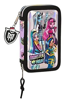 £24.56 • Buy Double Pencil Case Monster High Best Boos Lilac 12.5 X 19.5 X 4 Cm ... NEW