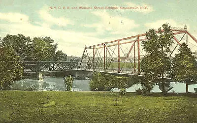 Gouverneur NY. N.Y.C.Railroad & Williams St. Bridges • $3.33