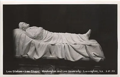 Ucv *lexington Va.* Lee Statue / Lee Chapel ~ University • $8.50