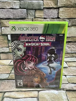 Monster High: New Ghoul In School (Microsoft Xbox 360 2015) W/ Manual Tested • $19.95
