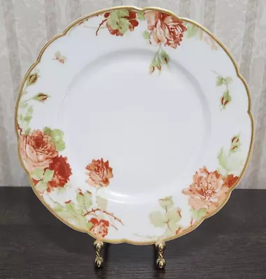 Vtg Haviland & Co Limoges France Dinner Plate For P.D.G. Co Indianapolis Ind • $25