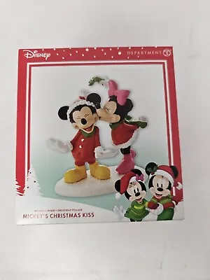 Mickey's Christmas Kiss Department 56 Disney Village 4053053 Mouse Minnie Z  • $29.99
