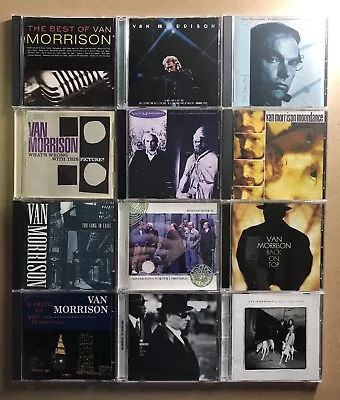 Van Morrison 12 CD Lot What's Wrong With This Picture? Back On Top Moondance • $50