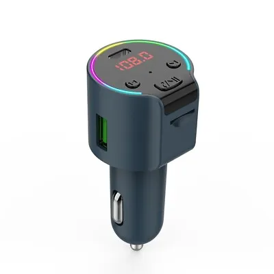 Bluetooth Car FM Transmitter MP3 Player Hands Free Adapter Kit PD USB Port • $11.89