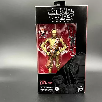 Star Wars Black Series C-3PO & Babu Frik New Sealed • $9.95