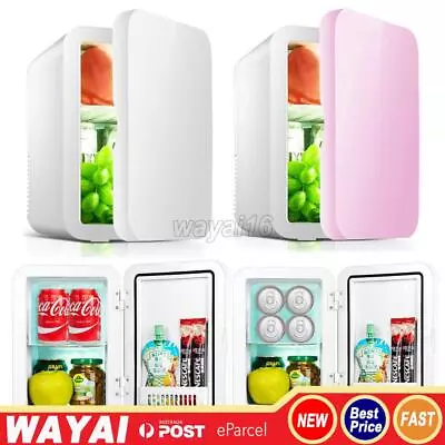 Portable Mini Fridge Table Top Electric Small Cooler Bedroom Ice Box Office 8L • $57.94