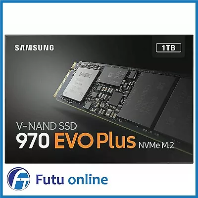 Samsung 1TB SSD 970 Evo PLUS SSD M.2 NVMe PCIe Solid State Drive MZ-V7S1T0BW • $249