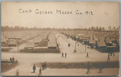 Macon Camp Gordon Ga Base Hospital Antique Real Photo Postcard Rppc • $24.99