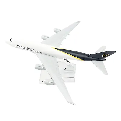 1:400 16cm B747 Air UPS Freighter Metal Airplane Plane Diecast Model With Stand • $9.68