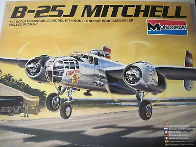 Monogram     1/48   B-25J  Mitchell  Aircraft  Model  Kit • $14.99