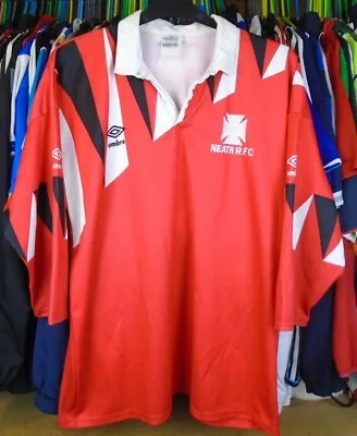 Neath 1991-1992 Umbro Change Rugby Union Shirt Jersey Top Xxl Adult • £51.99