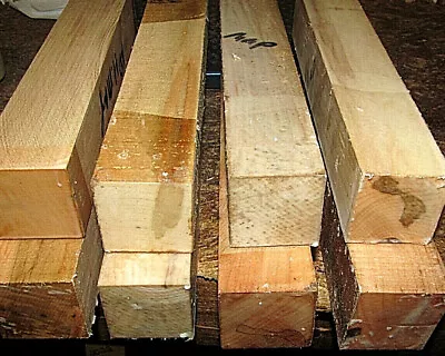 Lot Of 24 Maple Turning Blanks Lumber Lathe Wood Carve Call 2  X 2  X 11  • $61.95