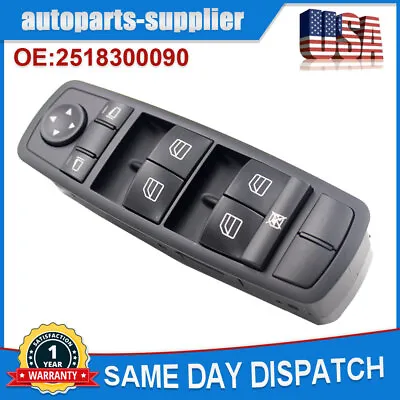 Master Power Window Switch For Mercedes Benz ML320 ML350 ML63 Front Driver Side • $22.41