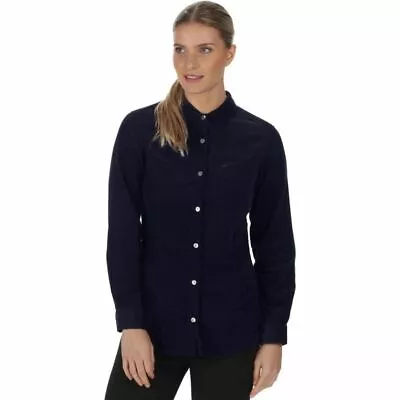 £7.99 • Buy Regatta Maliyah Womens Walking Coolweave Cotton Cord Long Sleeve Shirt RRP £40