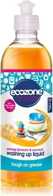 £4.98 • Buy ECOZONE Washing Up Liquid, Orange Blossom & Coconut - 500ml