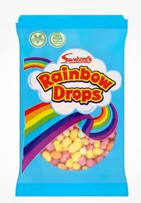 SWIZZELS RAINBOW DROPS MINI BAGS VEGETARIAN SWEETS - PACK OF 24x 32g • £9.39