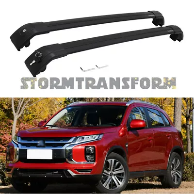 US Stock Cross Bars For Mitsubishi Outlander Sport 2010- 2024 Roof Rack Lockable • $110.90