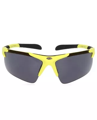 Mens Euro Optics Planet Sports Racing Black/yellow/smoke Sunglasses Rrp $49.99 • $30