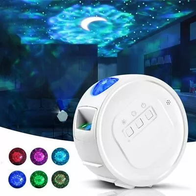 £19.79 • Buy 3 In 1 USB Galaxy Starry Projector Night Light LED Star Moon Ocean Sky Wave Lamp