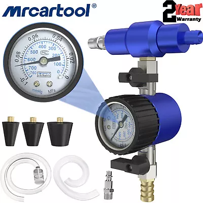 $52.99 • Buy Radiator Coolant Refill Kit Cooling System Vacuum Leak Tester Refill &Purge Tool
