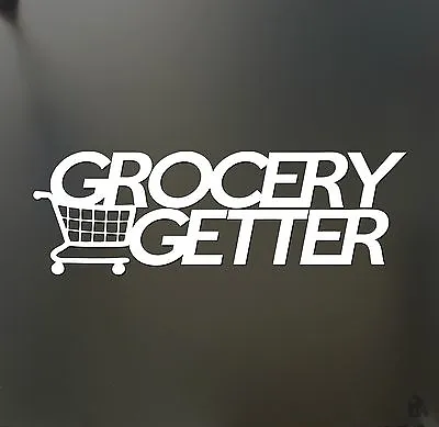 Grocery Getter Sticker For Subaru WRX STI Wagon Matrix Funny JDM Decal • $2.99