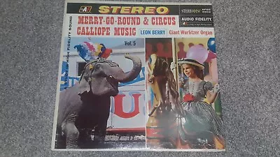 New! LEON BERRY MERRY-GO-ROUND CIRCUS CALLIOPE MUSIC 5 Audio Fidelity AFSD 5903 • $11