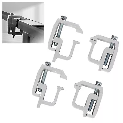 4 X Truck Cap Topper Camper Shell Mounting Clamps Heavy Duty Aluminum • $18.29