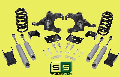 5 / 7 - 8  Lowering Drop Kit + SHOCKS FOR 73 - 87 Chevy GMC C10 C15 1.25  Rotors • $600.95