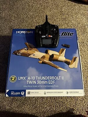  E-flite 30mm A-10 With Spektrum Dx6e And Wireless Dongle For Pc • $325