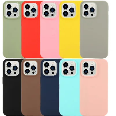 $6.99 • Buy Shockproof Case Silicone Cover For IPhone 14 13 12 11 Mini Pro Max X XR 7/6 Plus
