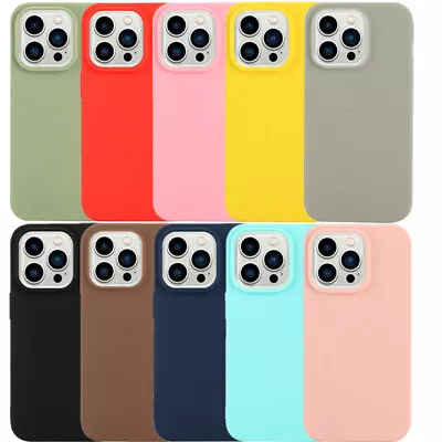 $7.99 • Buy Shockproof Case Silicone Cover For IPhone 14 13 12 11 Mini Pro Max X XR 7/6 Plus