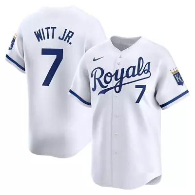 Men's 2024 Bobby Witt Jr. Royals  Flex Base Printed Baseball Jersey - Us Sizes • $29.99