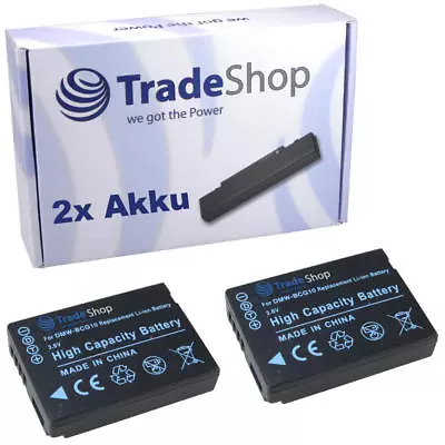 2x BATTERY For Panasonic Lumix DMC-TZ30 DMC-TZ31 DMC-ZS6 ZS 30 31 6 • £29.29