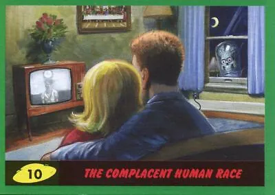 £1.19 • Buy Mars Attacks The Revenge Green Base Card #10 The Complacent Human Race