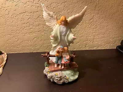 Really Beautiful Vintage Musical Gaurdian Angel Statue Plays Jesus Loves Me • $15