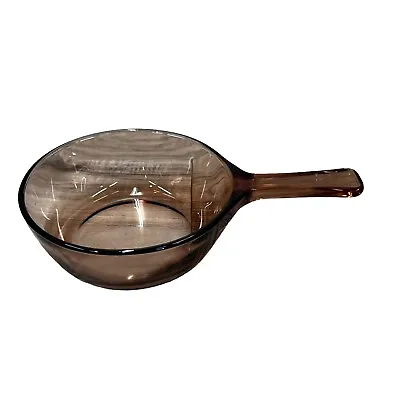 Corning Amber Vision Ware 5.75 In Skillet Fry Pan Glass Cookware • $17.95