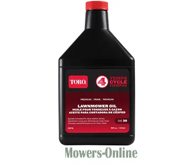 Toro SAE30 Premium Lawnmower Engine Oil 532ml 38916 • £9.87