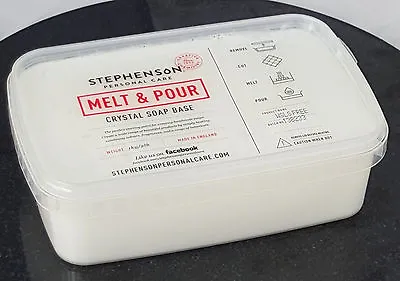 Opaque White 2kg Melt And Pour Soap Base - SLS Free - Soap Making • £17.79