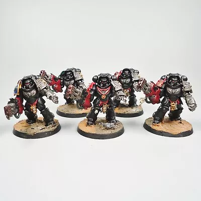 Warhammer 40k Army Space Marines Deathwatch Aggressors X5 Painted • £52.99