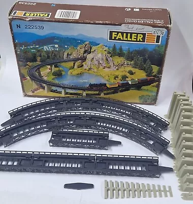 Faller 222539 Access Ramp Girder Bridge Kit Set Curve - N Gauge - Part Built • £29.99