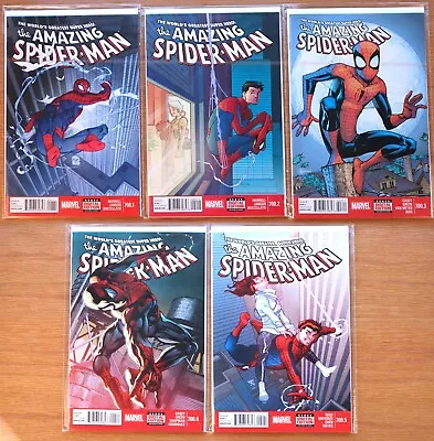 The Amazing Spider-Man 700.1 700.2 700.3 700.4 700.5 Complete Run *NM* Lot 2014 • $8.99